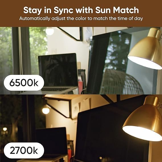 Wyze Lifestyle Bulb Color with Alexa and Google Assistant enables hands-free operation.