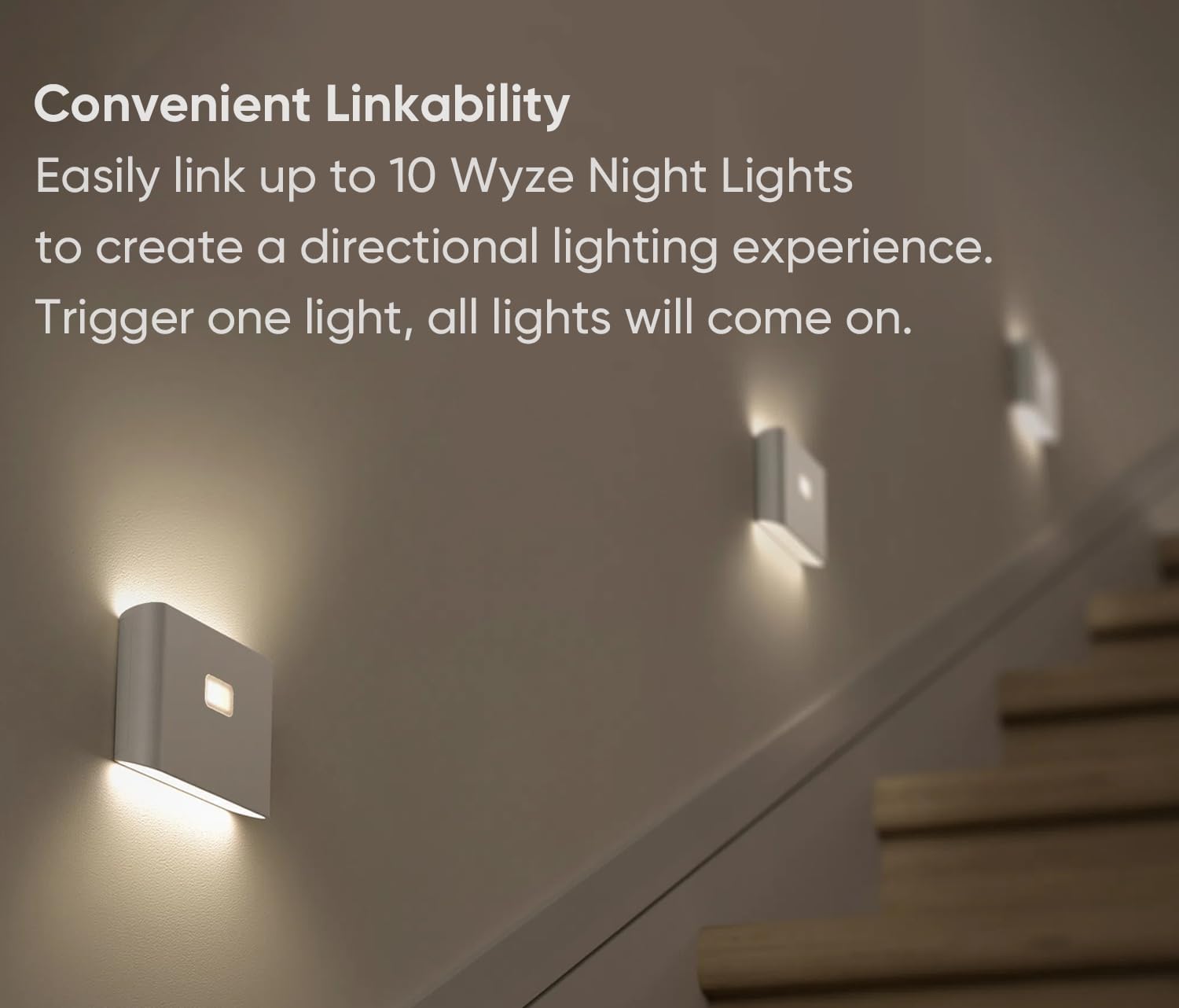Wyze Lifestyle motion-sensor night light activating on movement