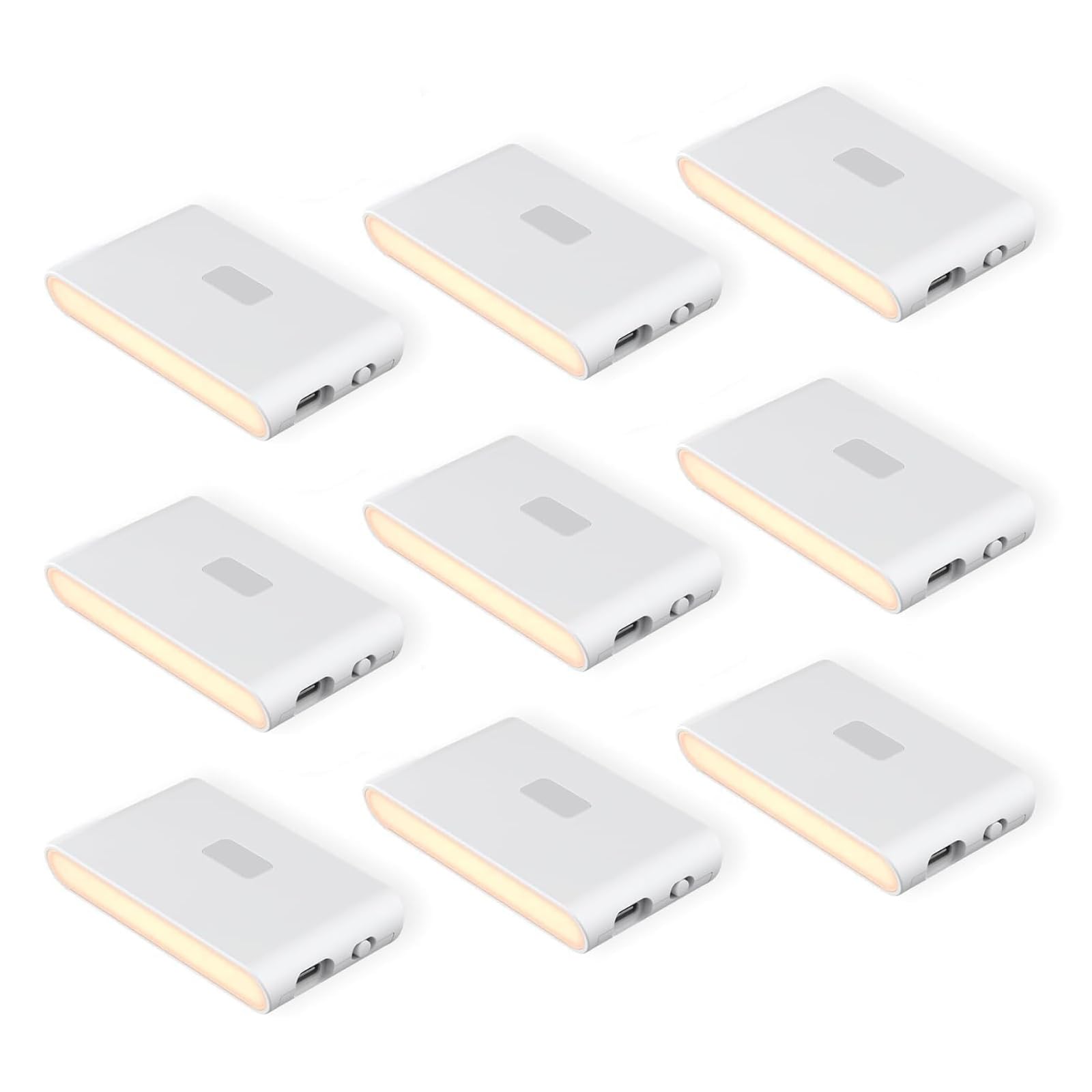Wyze Lifestyle rechargeable night light showing linkable setup for coordinated hallway lighting.