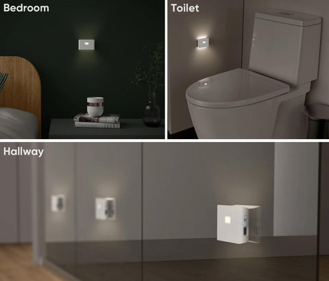 Wyze Lifestyle USB-C rechargeable battery powering the night light