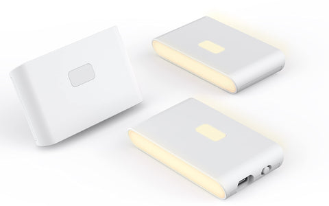 WYZE Rechargeable night light with linkable design for seamless hallway illumination.