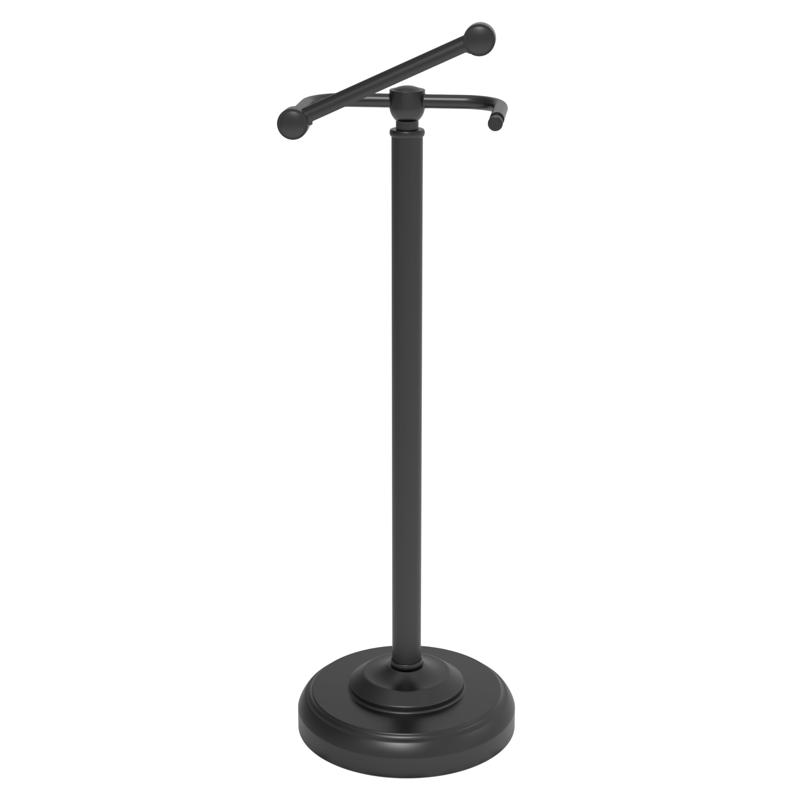 WZKALY black toilet paper holder stand with matte finish, rust-resistant and stylish bathroom essential.