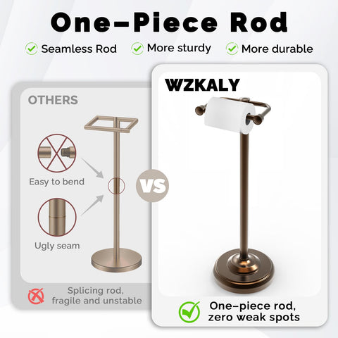 WZKALY 304 stainless steel bronze finish resists rust.