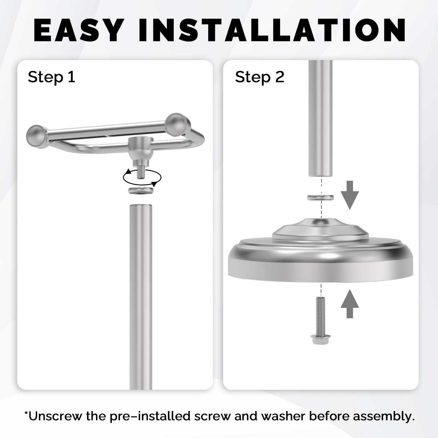 WZKALY anti-scratch and waterproof finish withstands bathroom moisture.