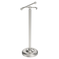 WZKALY toilet paper holder stand with brushed nickel finish, durable and rust-resistant.