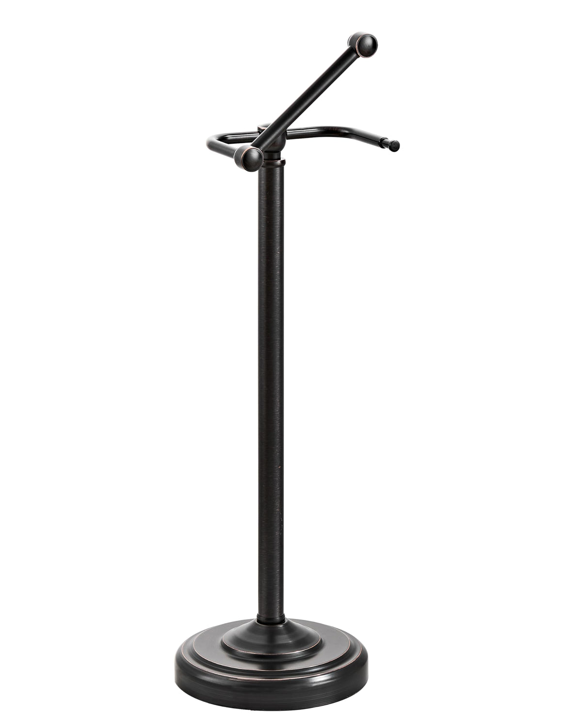 WZKALY free-standing toilet paper holder in oil rubbed bronze for rust resistance and style
