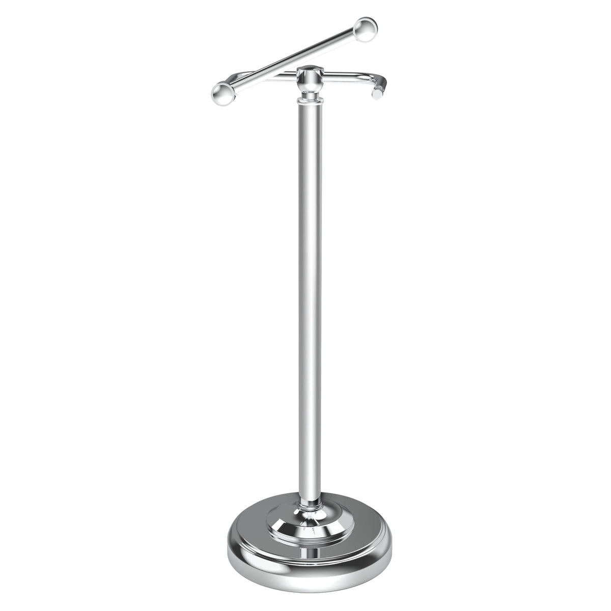 WZKALY toilet paper holder stand in polished chrome for a stylish, sturdy bathroom upgrade.