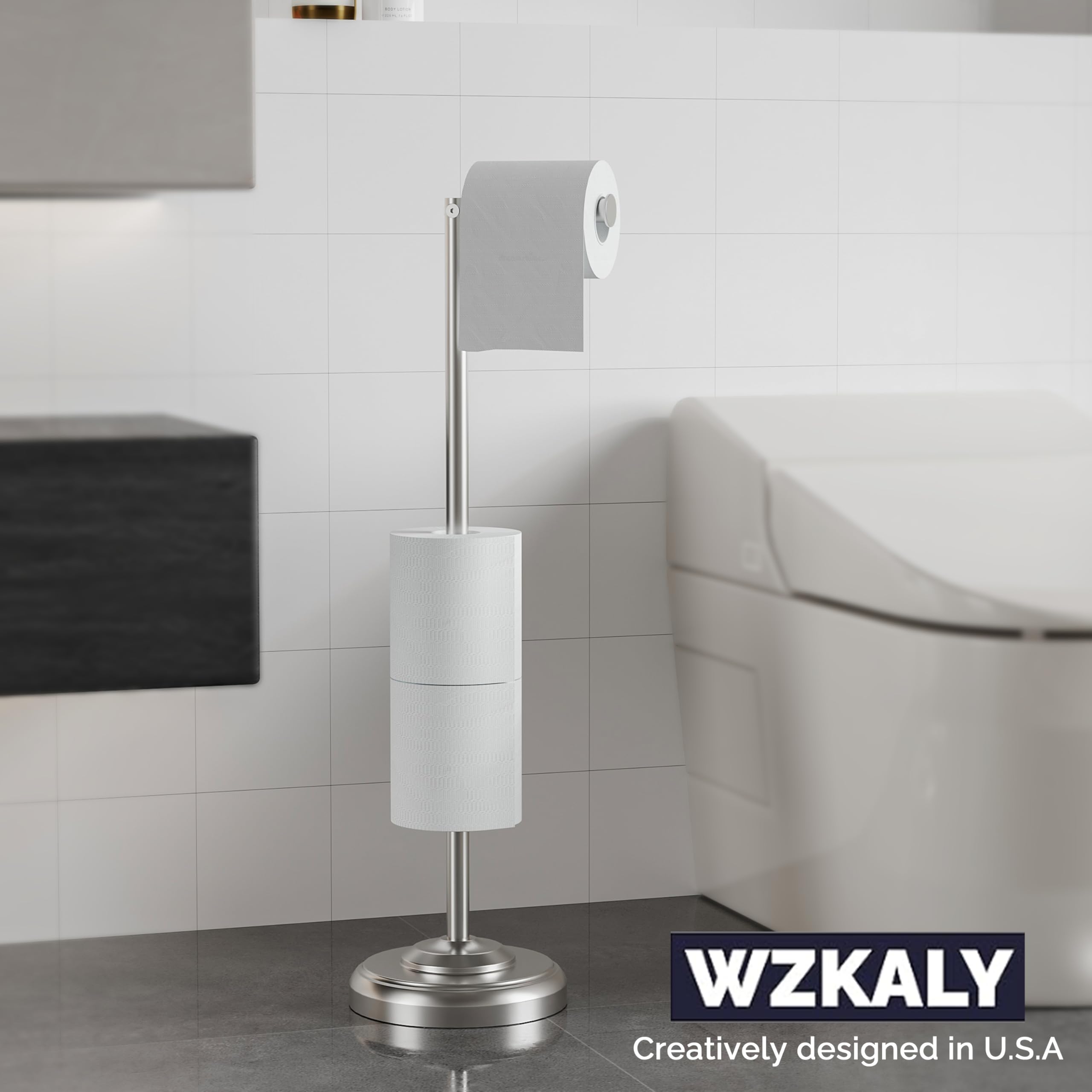 WZKALY splash-proof base pad keeps rolls dry and clean.