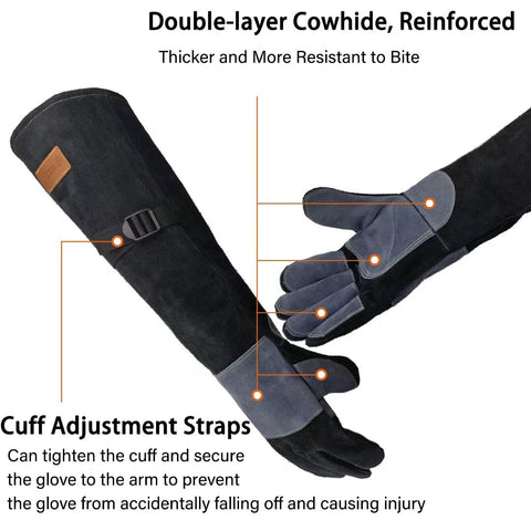 WZQH gloves double-stitched with Kevlar for reinforced seams.