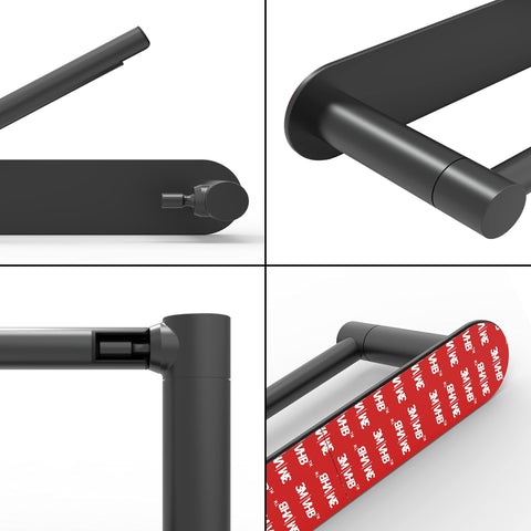 WZRUA matte black finish, rustproof and modern bathroom aesthetic