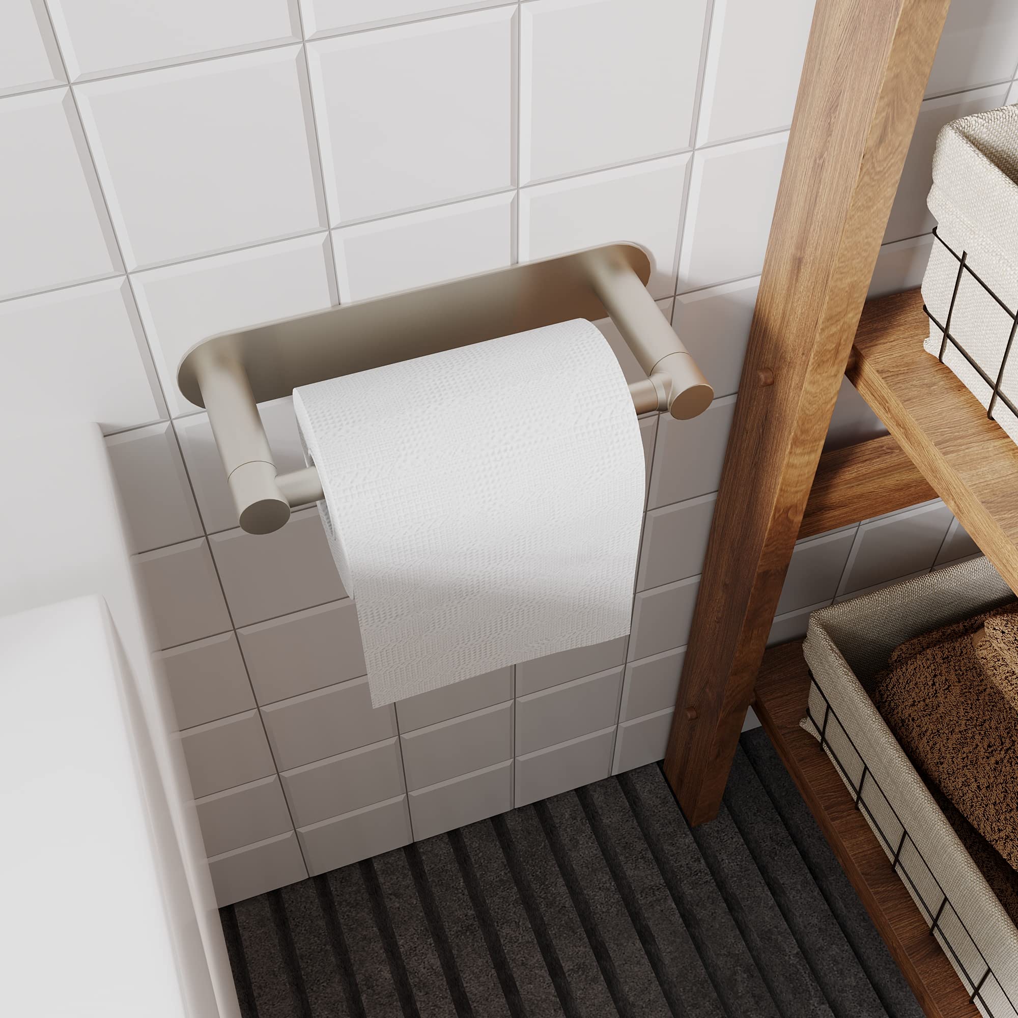 WZRUA double post pivoting mechanism enables smooth roll rotation