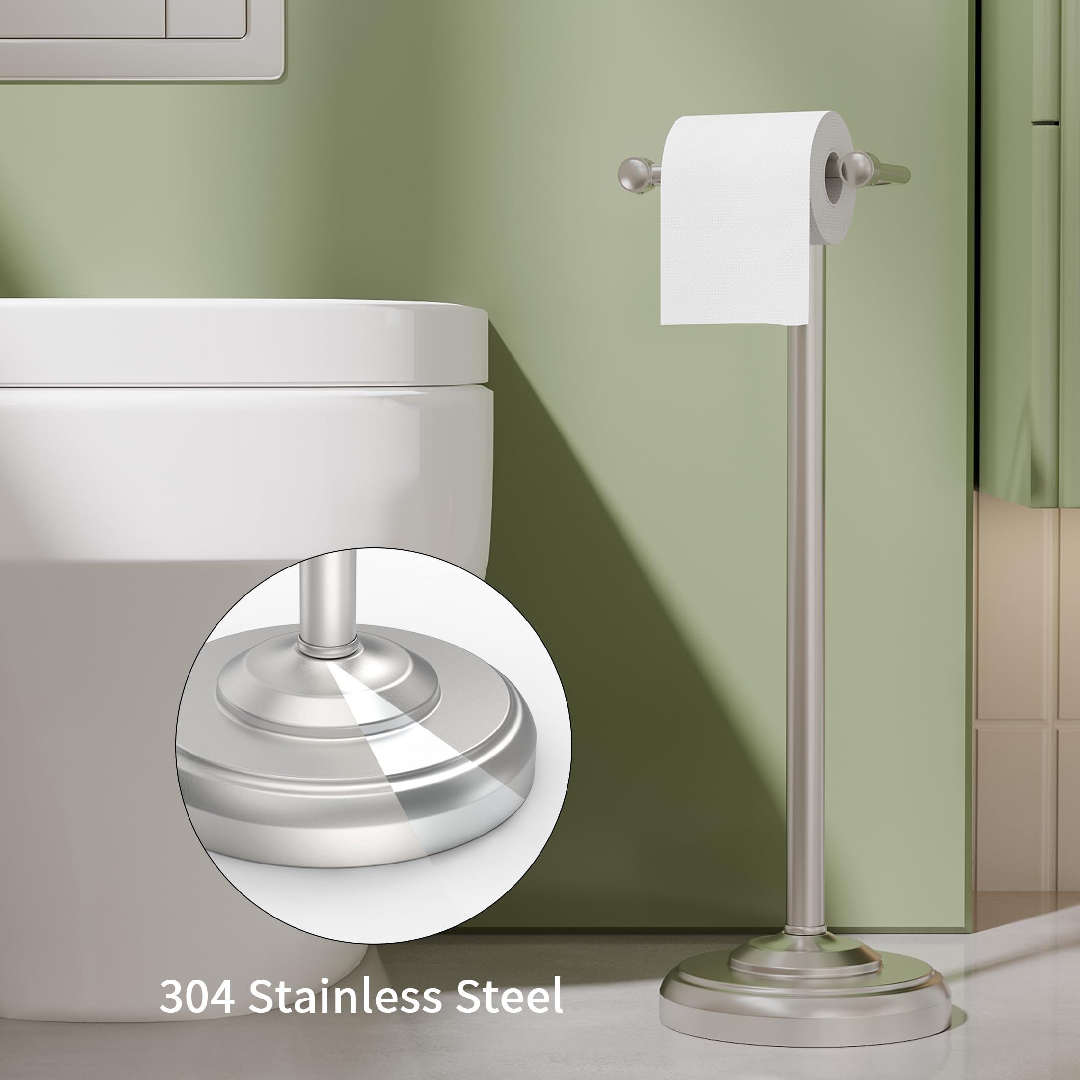 WZRUA weighted anti-slip base prevents sliding and protects floors.