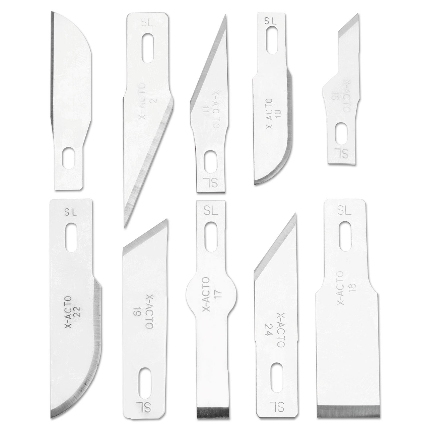X-ACTO Compression Basic Knife Set easy blade-change mechanism enables quick swaps.