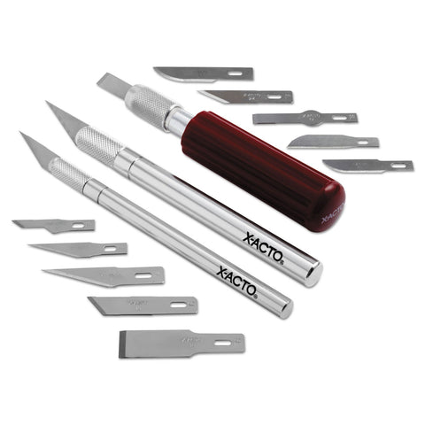 X-ACTO Compression Basic Knife Set knives displayed for versatile, precise cutting tasks.