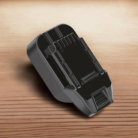 X-Adapter dual-slot design secures battery insertion for reliable power.