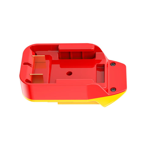 Durable ABS molding supports field use and stable battery engagement.