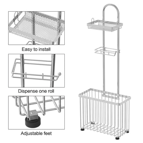 X-cosrack 3-in-1 storage keeps six rolls plus an extra ready for use