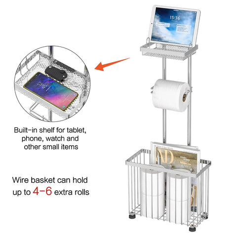 X-cosrack 30.3-inch tall by 11.8-inch long footprint fits many bathrooms gracefully