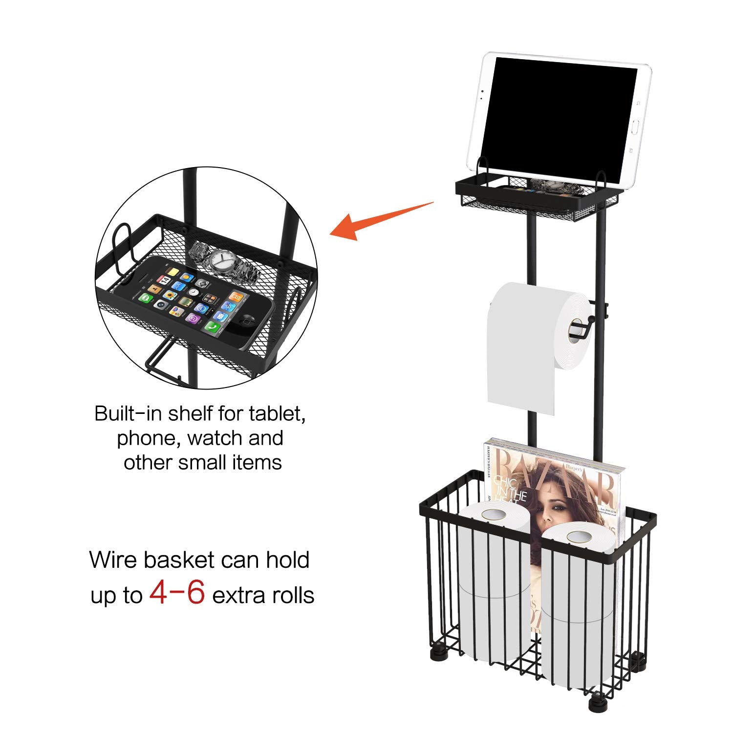 X-cosrack freestanding holder installation tool and hardware