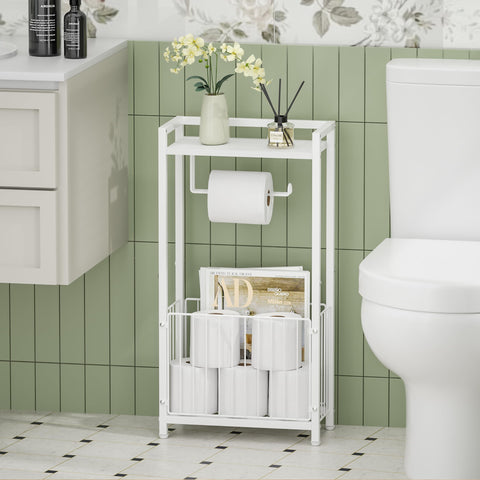 X-cosrack top shelf with phone and wipes keeps essentials within reach
