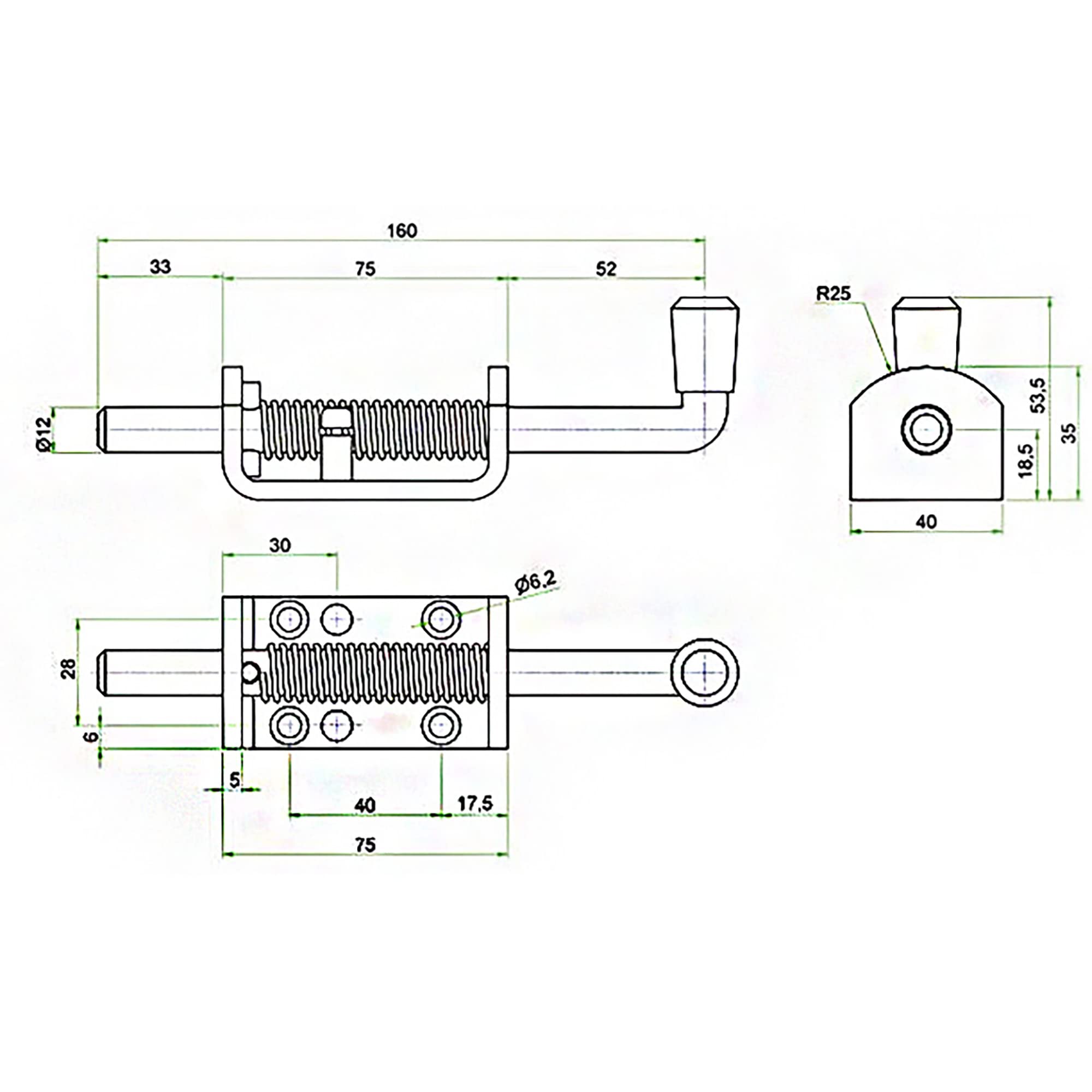 X-Haibei ramp door latch pin close-up highlights rugged, reliable closure.