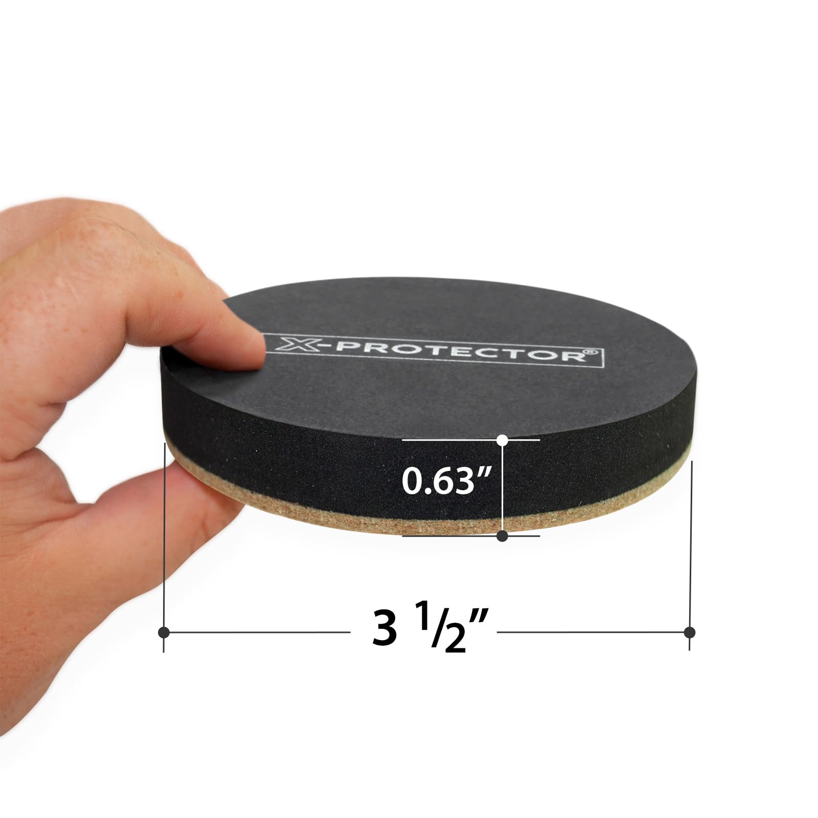 X-PROTECTOR 16-pack felt sliders ready for easy rearrangements