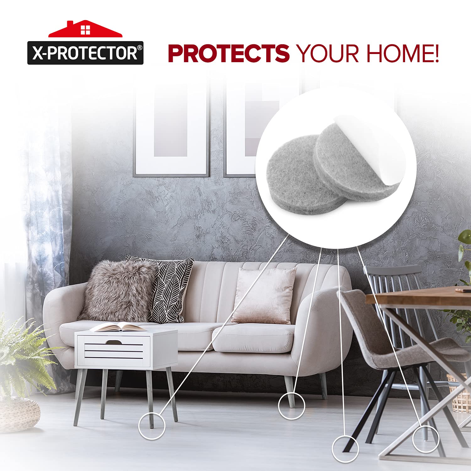 X-Protector logo indicating trusted protection and satisfaction
