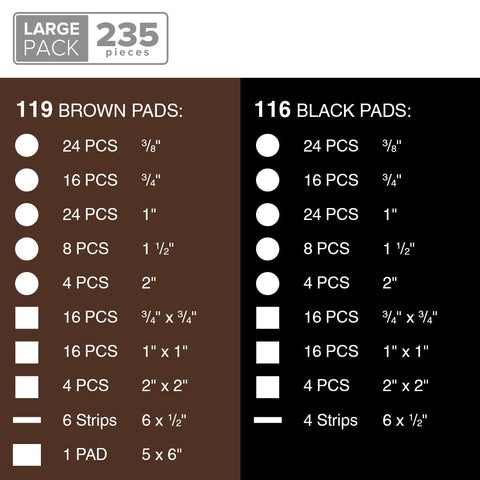 X-Protector chair-leg pad protection on hard floors.