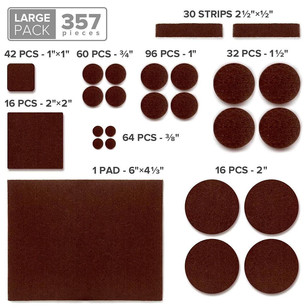 X-Protector chair leg pads prevent scuffs when moving furniture
