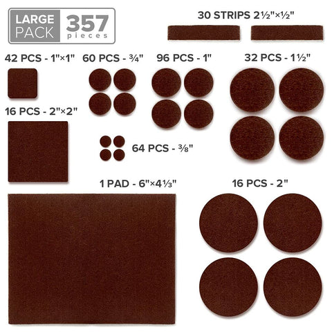 X-Protector chair leg pads prevent scuffs when moving furniture
