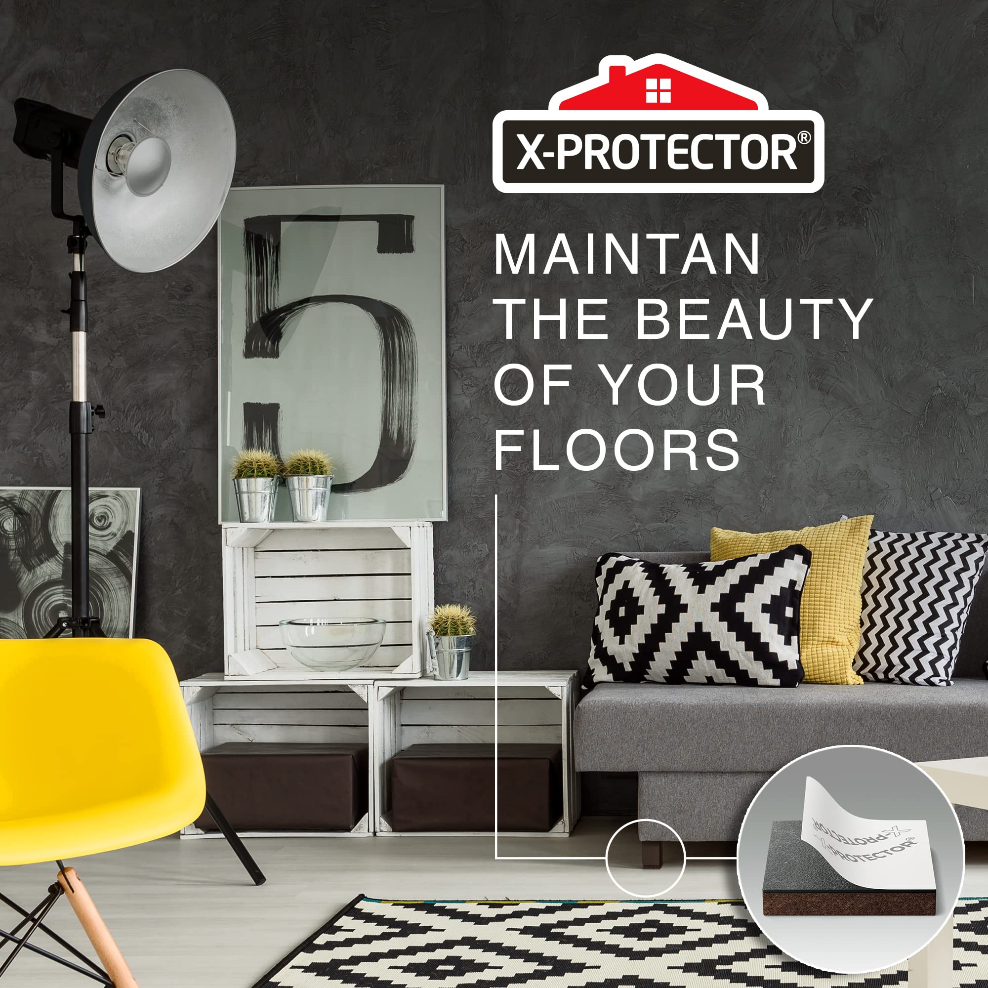 X-Protector pads install quickly with strong adhesive and offer reliable protection.