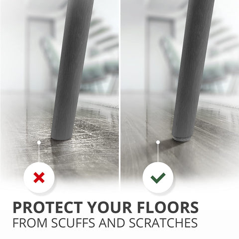 X-Protector 2-1x2 inch pads for chairs and tables