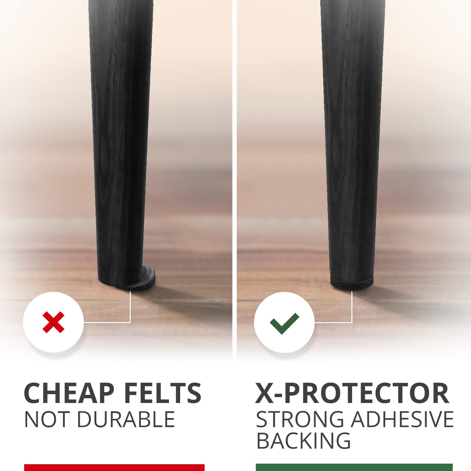 X-Protector floor protection for hardwood, tile, and laminate surfaces