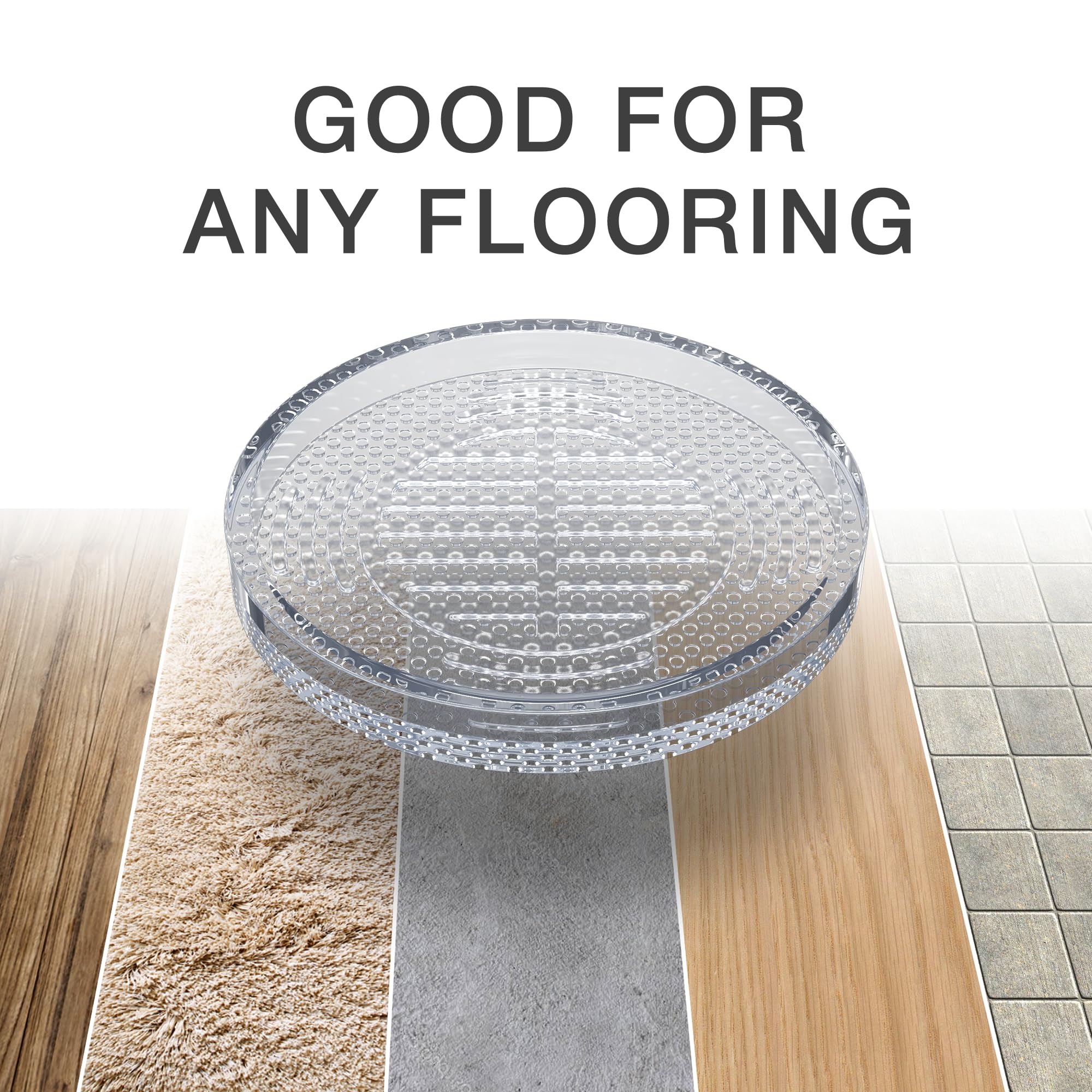 X-Protector under bed prevents movement on tile and laminate