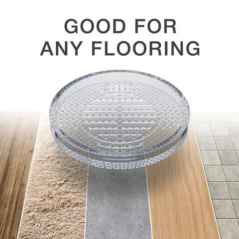 X-Protector under bed prevents movement on tile and laminate