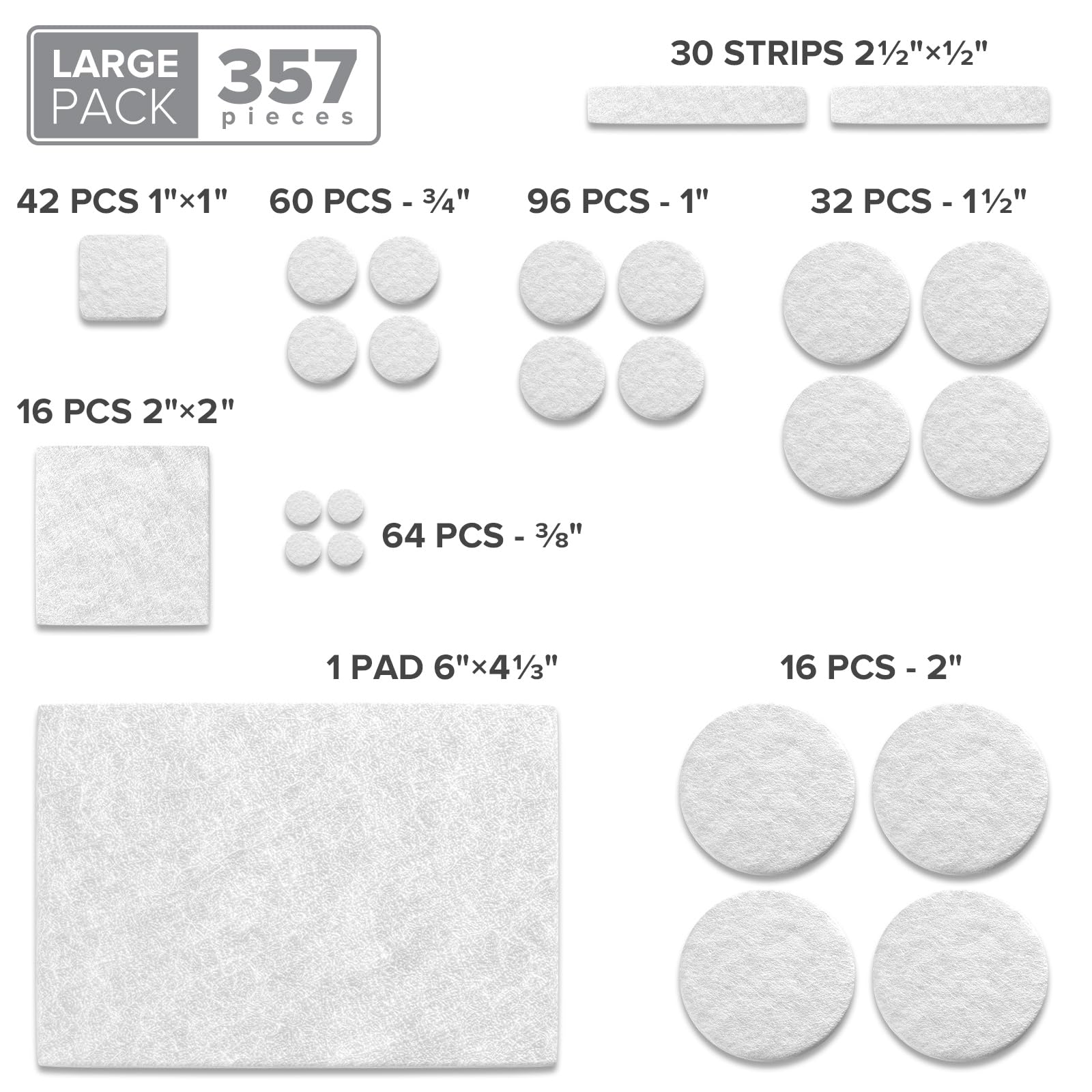 X-Protector pads on hardwood floor protecting surface during use.