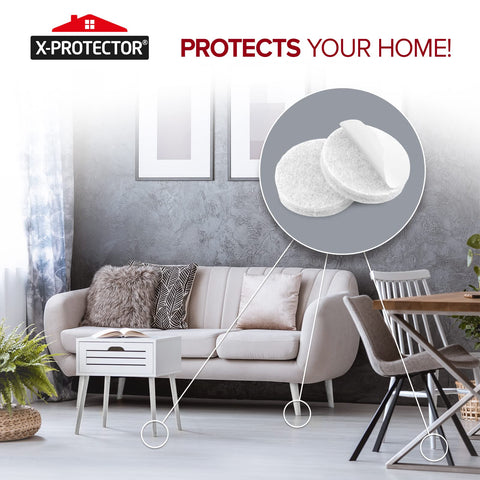 X-Protector trademark-approved pads indicating quality.