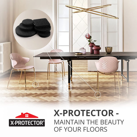 X-Protector variety of sizes fits most furniture feet