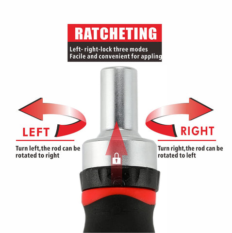 X-STEEL CR-V screwdriver heads heat-treated for durability