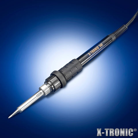 X-Tronic 3020-XTS solder roll holder with lead-free solder in view