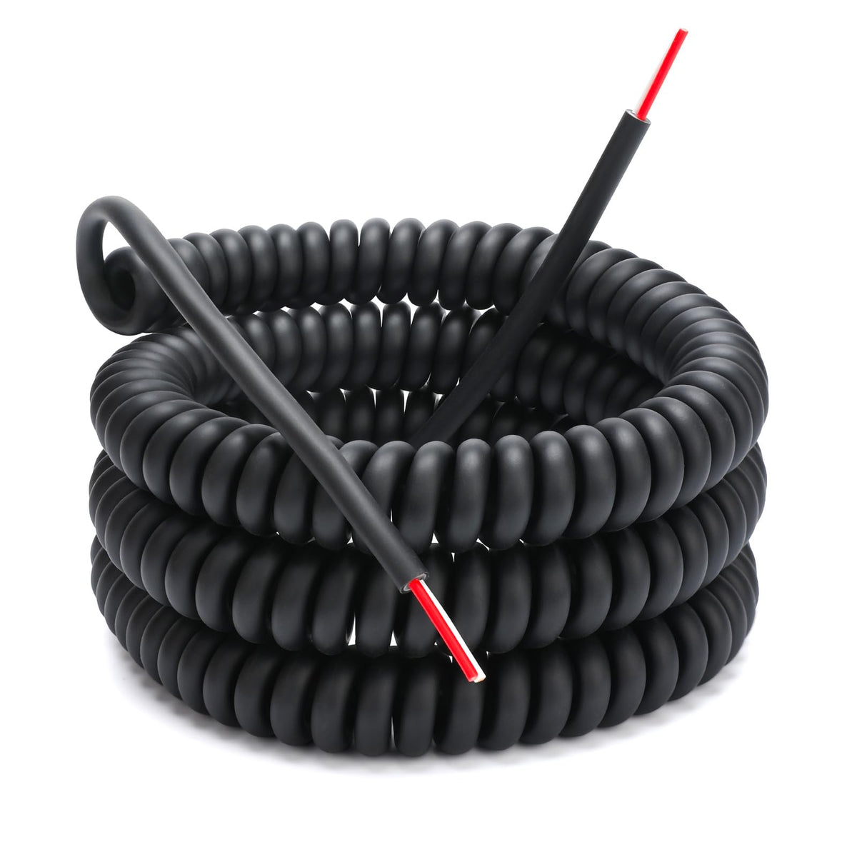XABJU 4-20-2 coil cord with retractable spring for tangle-free use in workshops.