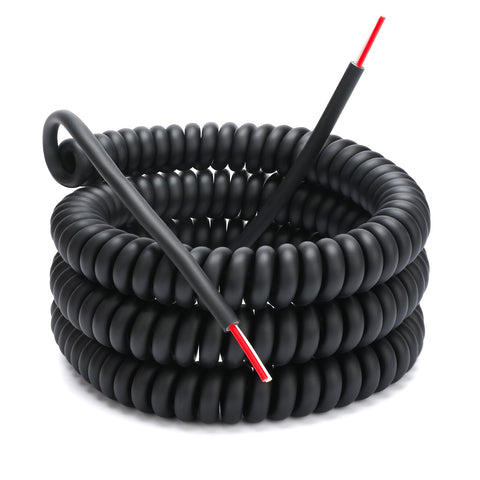 XABJU 4-20-2 coil cord with retractable spring for tangle-free use in workshops.