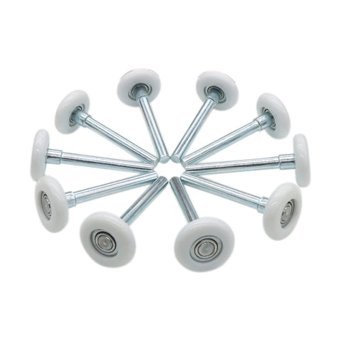 Xadnitu white nylon garage door roller 1.8 inch for a smoother glide.