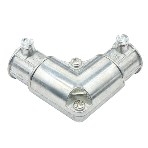 Xadnitu right-angle EMT connector with screws for secure assembly