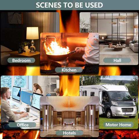 Xalire dual alarm provides loud alert and visual notification.