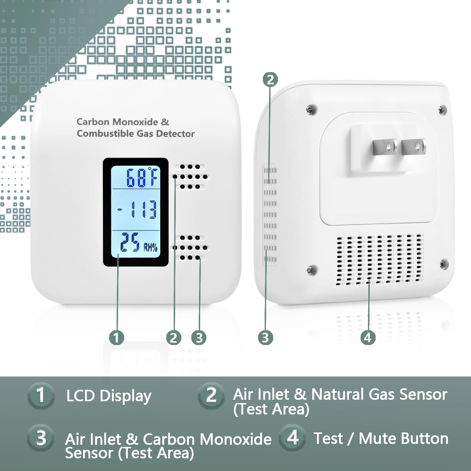 Xalire travel-friendly detector suitable for hotels and RVs.