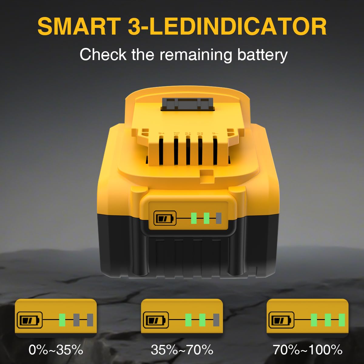 XAMP 8000mAh battery packaging box for safe storage.