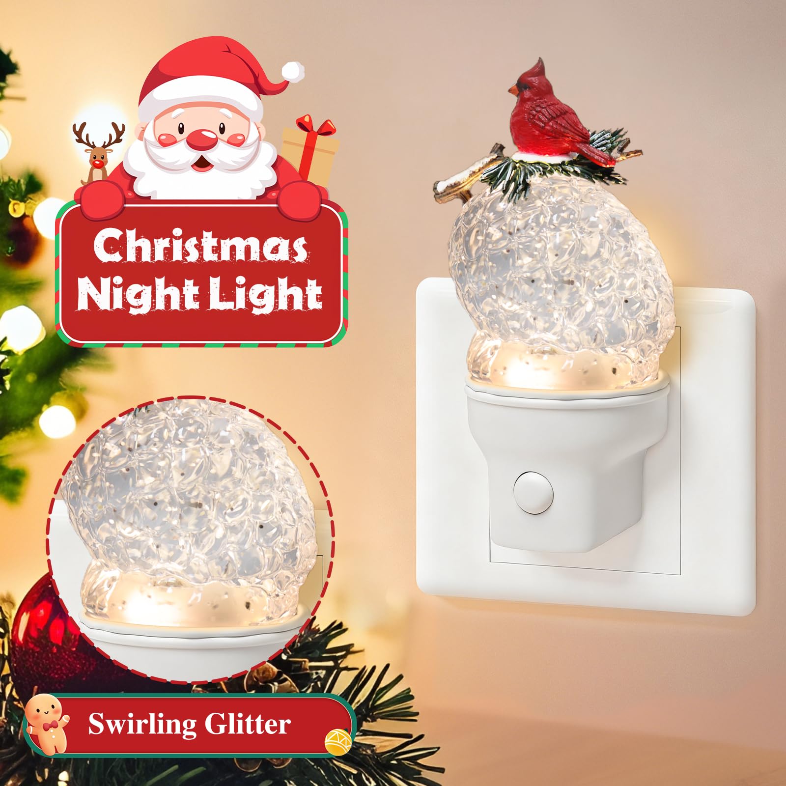 Xanqinluma cardinal glitter close-up, dynamic water swirl enriches living space ambience.