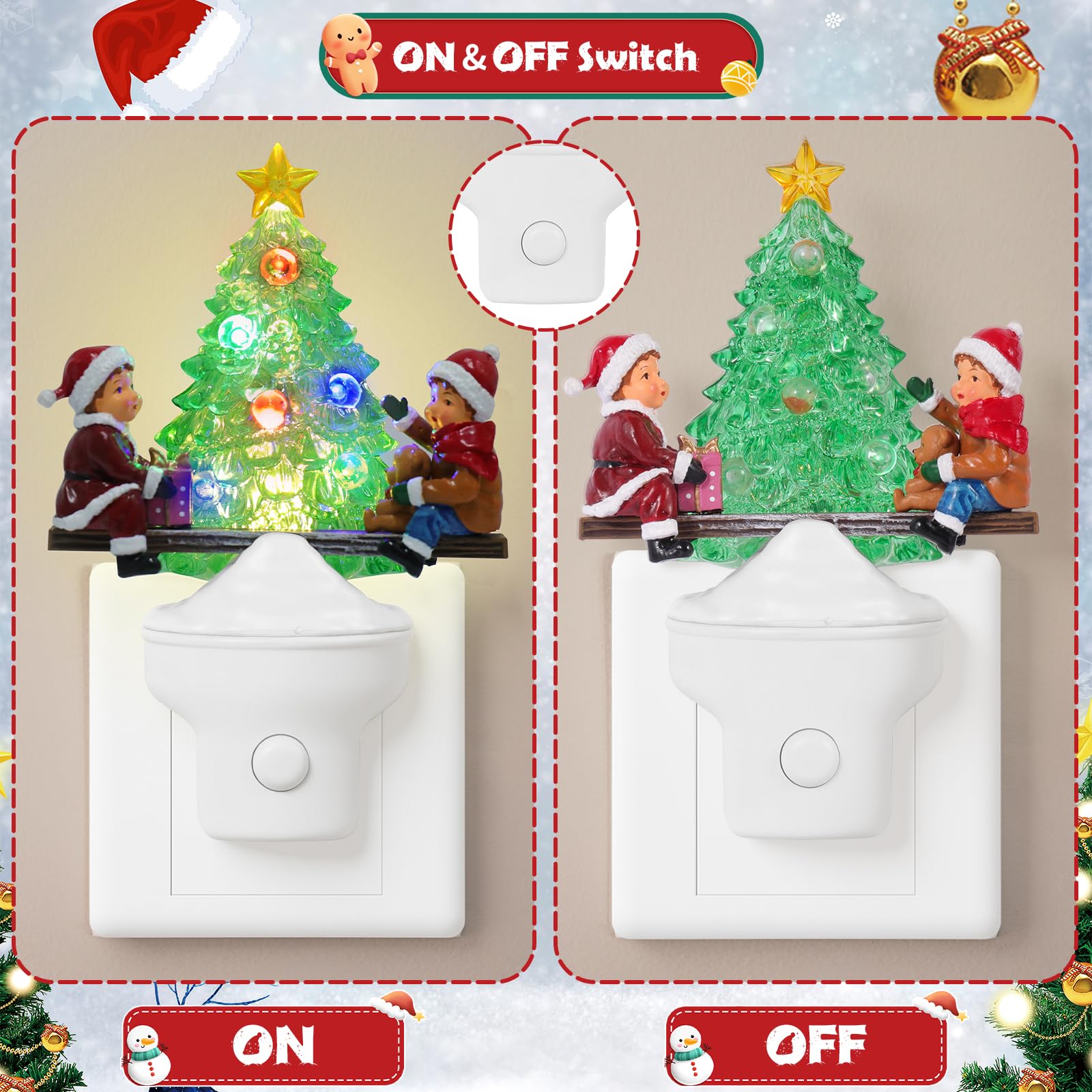 Xanqinluma festive night light decorates living rooms with a subtle holiday glow