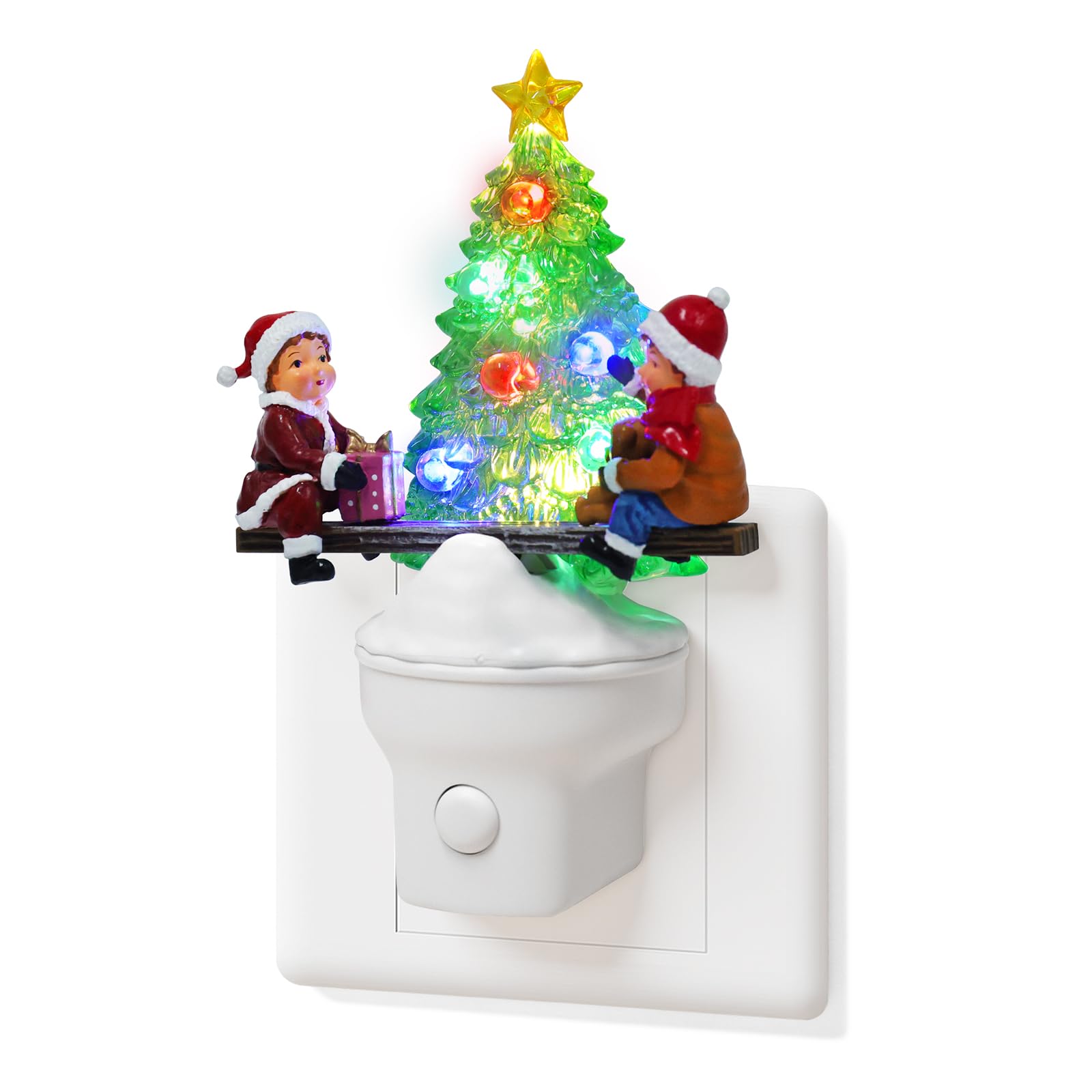 Xanqinluma versatile holiday night light doubles as tabletop decor